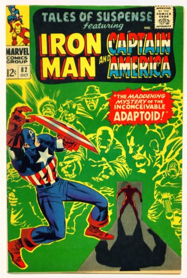 TALES of SUSPENSE #82 Marvel Comics 1966 IRON MAN CAPTAIN AMERICA