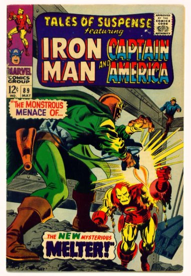TALES of SUSPENSE #89 Marvel Comics 1967 IRON MAN CAPTAIN AMERICA