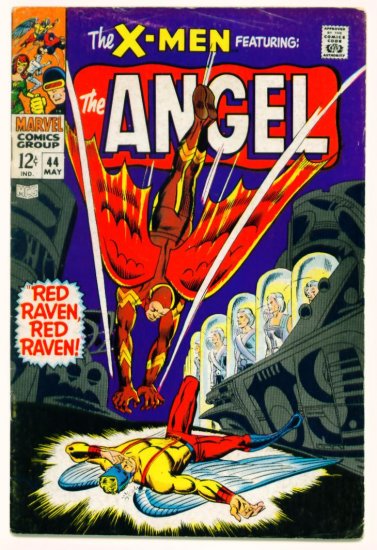 The X-MEN #44 Marvel Comics 1968 1st Silver Age Red Raven