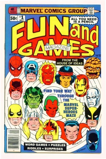 MARVEL FUN & GAMES #1 Marvel Comics 1979