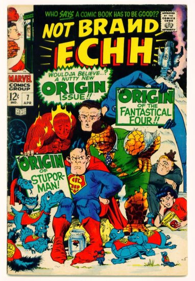 NOT BRAND ECHH #7 Marvel Comics 1968 Superman Parody