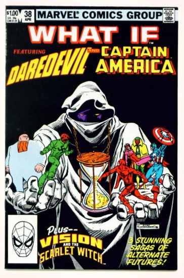 CAPTAIN AMERICA DAREDEVIL WHAT IF ? #38 Marvel Comics 1983