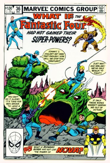 FANTASTIC FOUR WHAT IF ? #36 Marvel Comics 1982