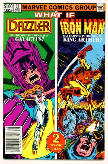 IRON MAN GALACTUS WHAT IF ? #33 Marvel Comics 1982
