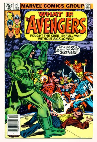 The AVENGERS WHAT IF ? #20 Marvel Comics 1980