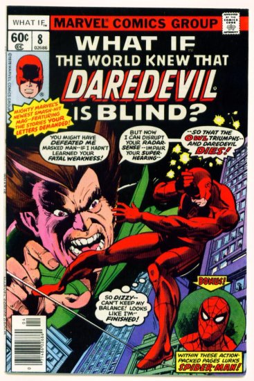 SPIDER-MAN DAREDEVIL WHAT IF ? #8 Marvel Comics 1978