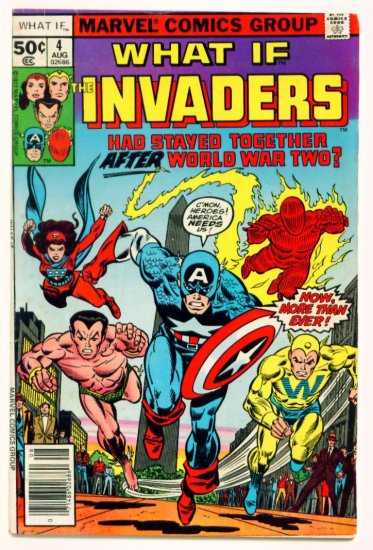 The INVADERS WHAT IF ? #4 Marvel Comics 1977
