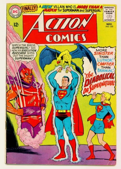 Superman Supergirl ACTION COMICS #330 DC 1965