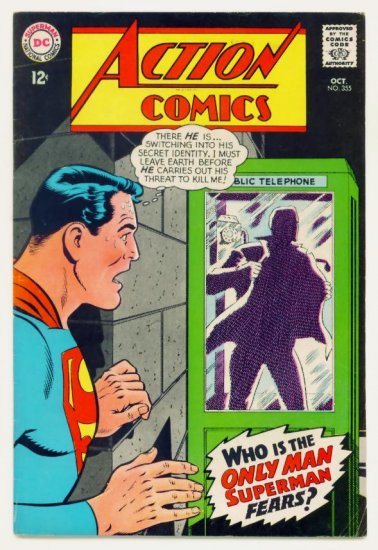 ACTION COMICS #355 DC 1967 Superman Supergirl