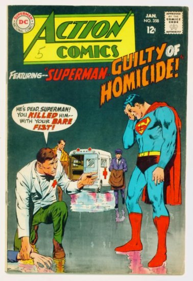 ACTION COMICS #358 DC Comics 1968 Superboy Supergirl