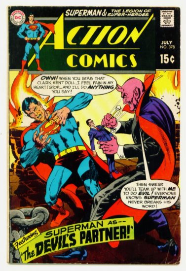 ACTION COMICS #378 DC 1969 Legion & Superman