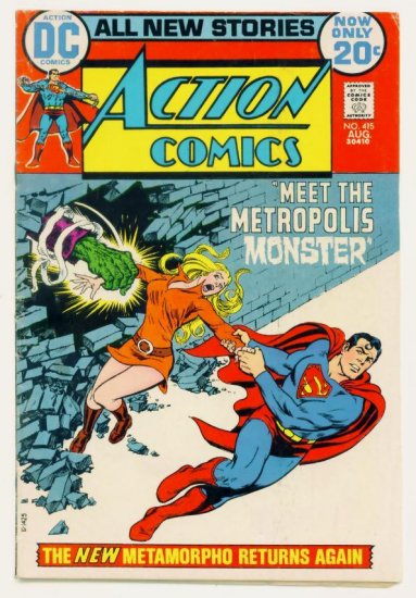 ACTION COMICS #415 DC 1972 Superman Metamorpho