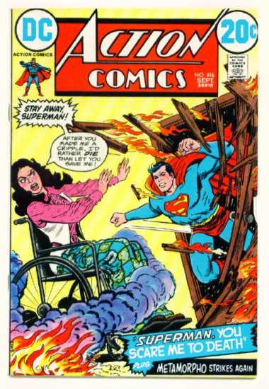 ACTION COMICS #416 DC 1972 Superman Metamorpho