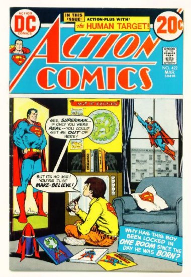 ACTION COMICS #422 DC 1973 Superman Human Target