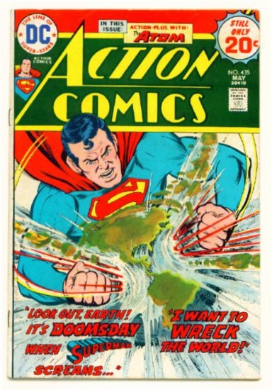 ACTION COMICS #435 DC 1974 Superman The Atom