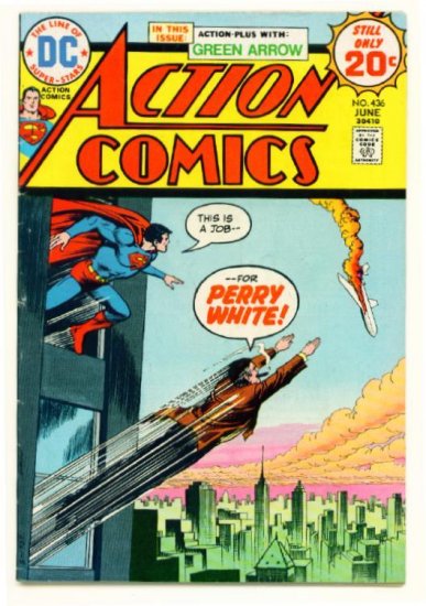 ACTION COMICS #436 DC 1974 Superman Green Arrow