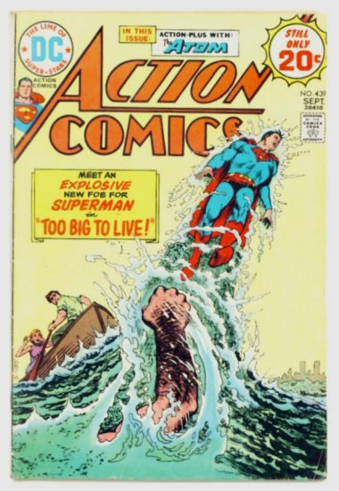 ACTION COMICS #439 DC 1974 Superman The Atom