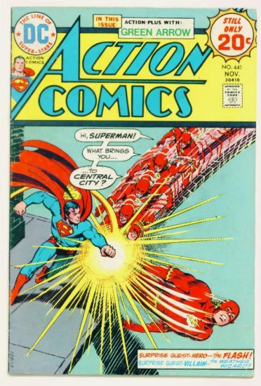 ACTION COMICS #441 DC 1974 Superman Flash Green Arrow