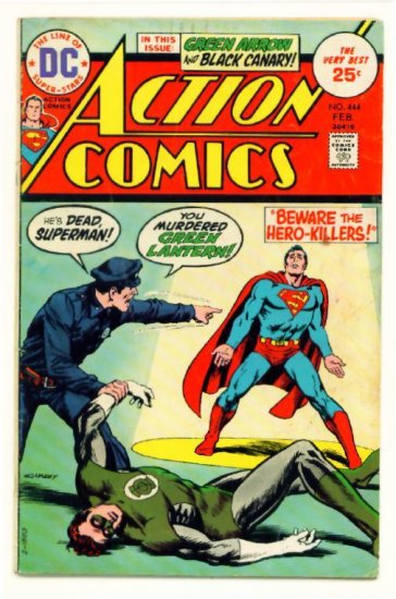 ACTION COMICS #444 DC 1975 Superman Green Lantern