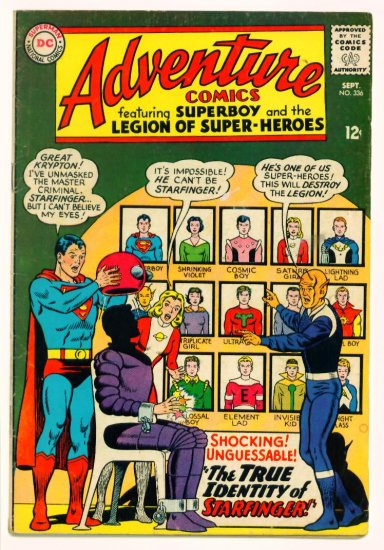 ADVENTURE COMICS #336 DC 1965 Legion of Super-Heroes