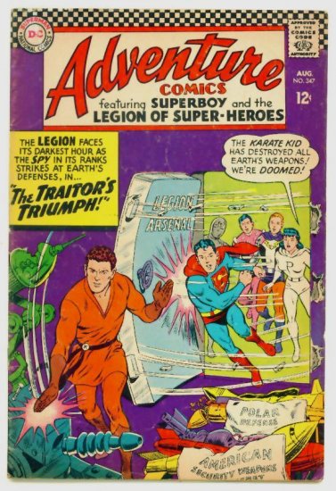 ADVENTURE COMICS #347 DC 1966 Legion of Super-Heroes