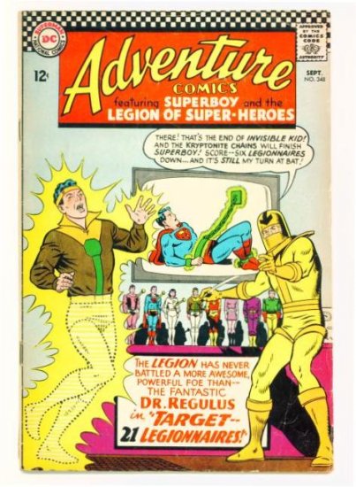 ADVENTURE COMICS #348 DC 1966 Legion of Super-Heroes