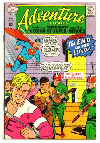 ADVENTURE COMICS #359 DC 1967 Legion of Super-Heroes