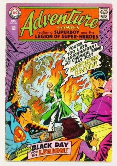 ADVENTURE COMICS #363 DC 1967 Legion of Super-Heroes