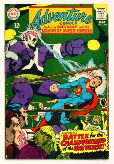 ADVENTURE COMICS #366 DC 1968 Legion of Super-Heroes