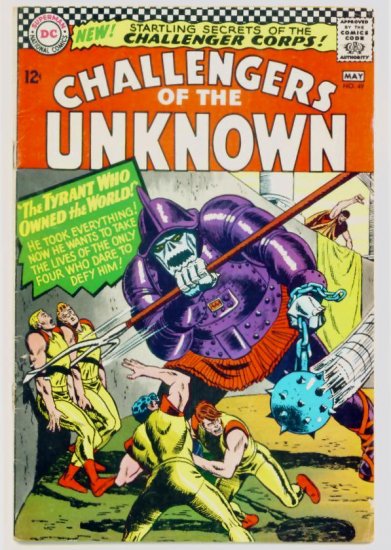 CHALLENGERS of the UNKNOWN #49 DC Comics 1966