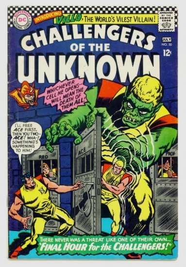 CHALLENGERS of the UNKNOWN #51 DC Comics 1966 Sea Devils
