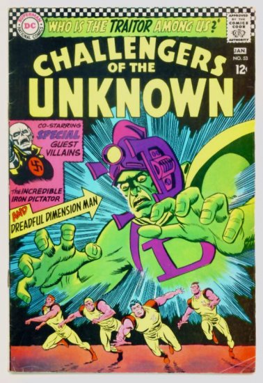 CHALLENGERS of the UNKNOWN #53 DC Comics 1967