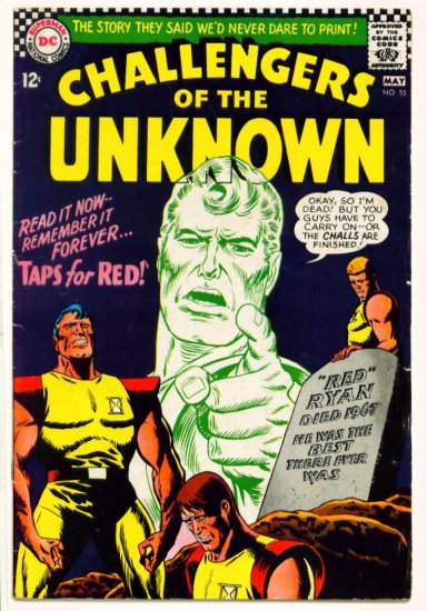 CHALLENGERS of the UNKNOWN #55 DC Comics 1967