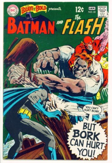 FLASH and BATMAN The Brave and the Bold #81 DC Comics 1968