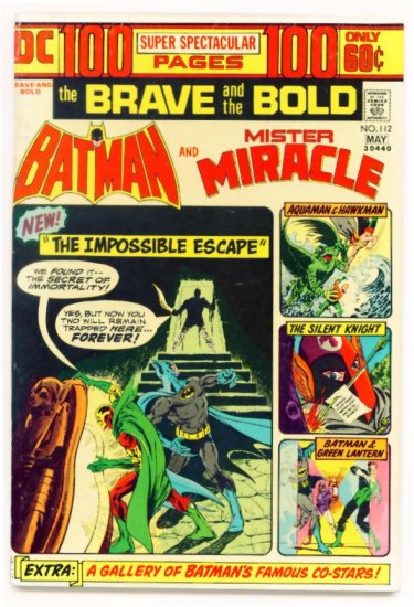 BRAVE and the BOLD #112 DC Comics 1974 Batman 100 PAGE GIANT