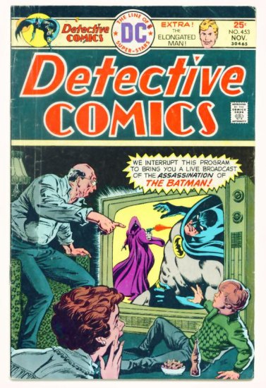 DETECTIVE COMICS #453 DC 1976 Batman Elongated Man