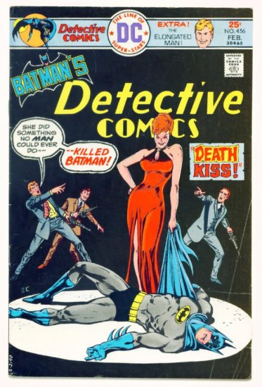 DETECTIVE COMICS #456 DC 1976 Batman Elongated Man