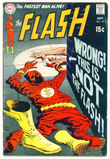 The FLASH #191 DC Comics 1969 Green Lantern