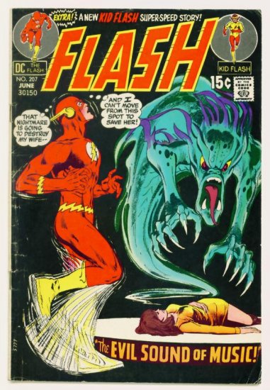 The FLASH #207 DC Comics 1971 Kid Flash