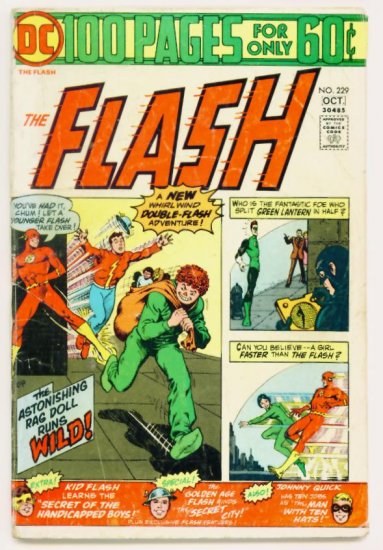 The FLASH #229 DC Comics 1974 GIANT 100 PAGES