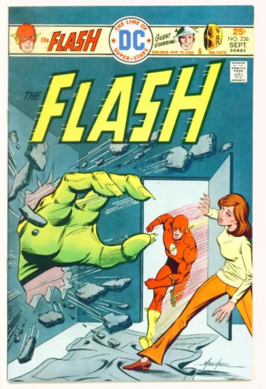 The FLASH #236 DC Comics 1975 Golden Age Flash Co-stars