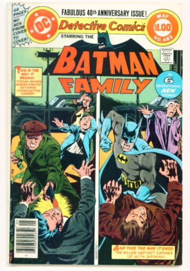 DETECTIVE COMICS #483 DC 1979 Batman Batgirl Dollar Giant