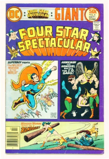 FOUR STAR SPECTACULAR #4 DC Comics 1976 Wonder Woman