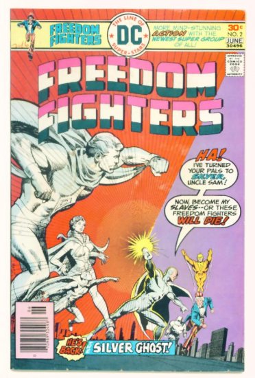 FREEDOM FIGHTERS #2 DC Comics 1976
