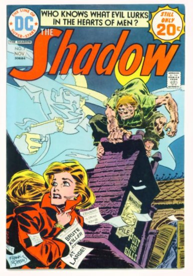 The SHADOW #7 DC Comics 1974 Frank Robbins FINE +