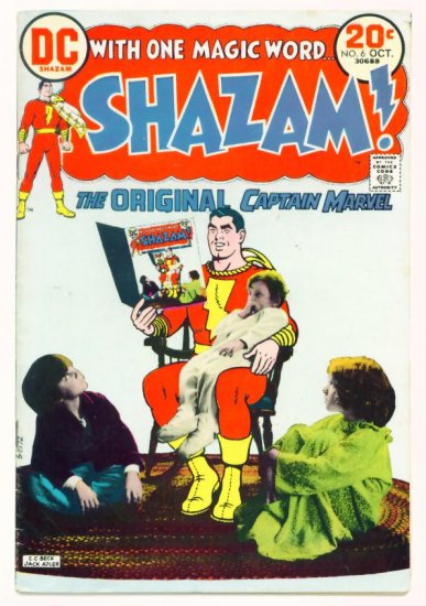 SHAZAM #6 DC Comics 1973 Captain Marvel INFINITY COVER