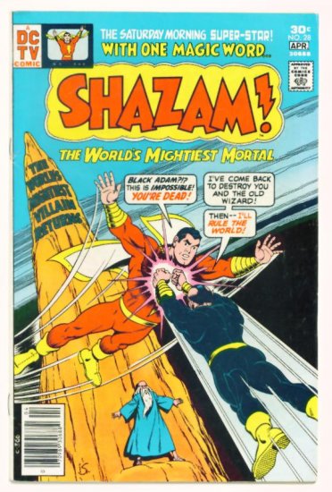 SHAZAM ! #28 DC Comics 1977 Captain Marvel Vs Black Adam