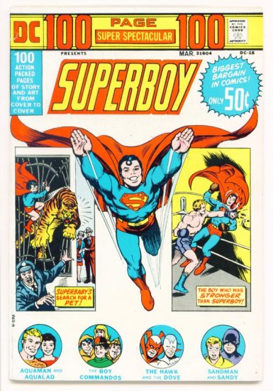 SUPERBOY SUPER SPECTACULAR DC-15 DC Comics 1973 GIANT