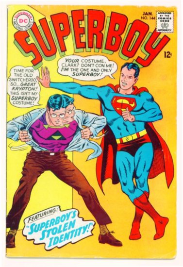 SUPERBOY #144 DC Comics 1968