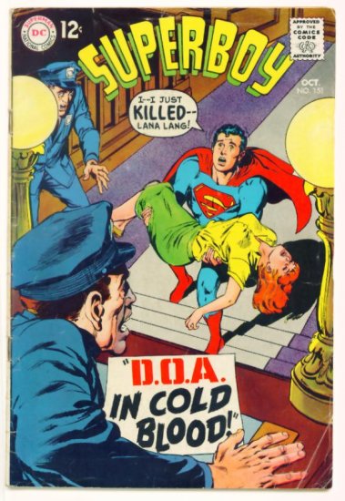 SUPERBOY #151 DC Comics 1968